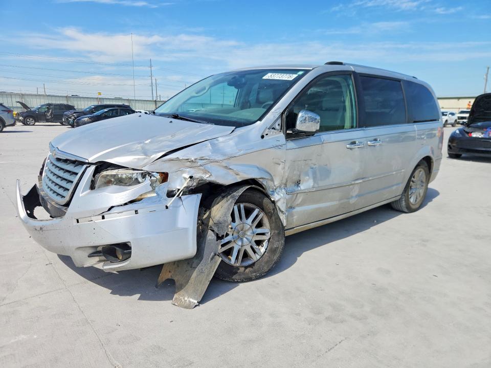 2010 Chrysler Voyager VIN 2A4RR7DX7AR391145 COPART salvage auction — FRONT END, Tx - Salvage Vehicle Title, sold $175 on 2026-07-10 (photo 1)