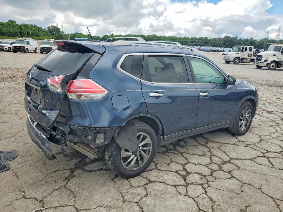 2015 Nissan Rogue VIN 5N1AT2MT6FC875663 COPART salvage auction — REAR END, Tn - Salvage Certificate, sold $450 on 2026-07-03 (photo 3)