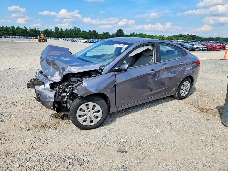 2016 Hyundai Accent VIN KMHCT4AE0GU946278 COPART salvage auction — FRONT END, NC - SALVAGE CERTIFICATE OF TITLE, sold $225 on 2026-07-27 (photo 1)