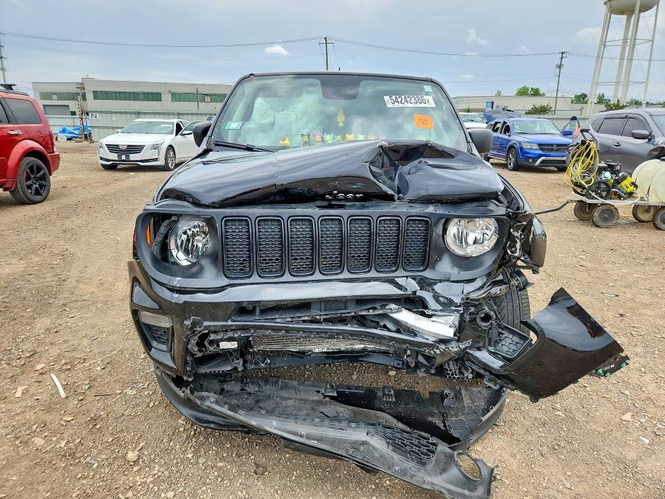 2020 Jeep Renegade VIN ZACNJAAB2LPM27765 COPART salvage auction — FRONT END, Il - Salvage Certificate, sold $475 on 2026-07-24 (photo 5)