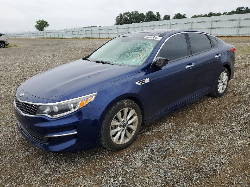 2016 Kia VIN 5XXGU4L39GG013970 COPART salvage auction — FRONT END, Ca - Salvage Certificate, sold $550 on 2026-07-24 (photo 1)