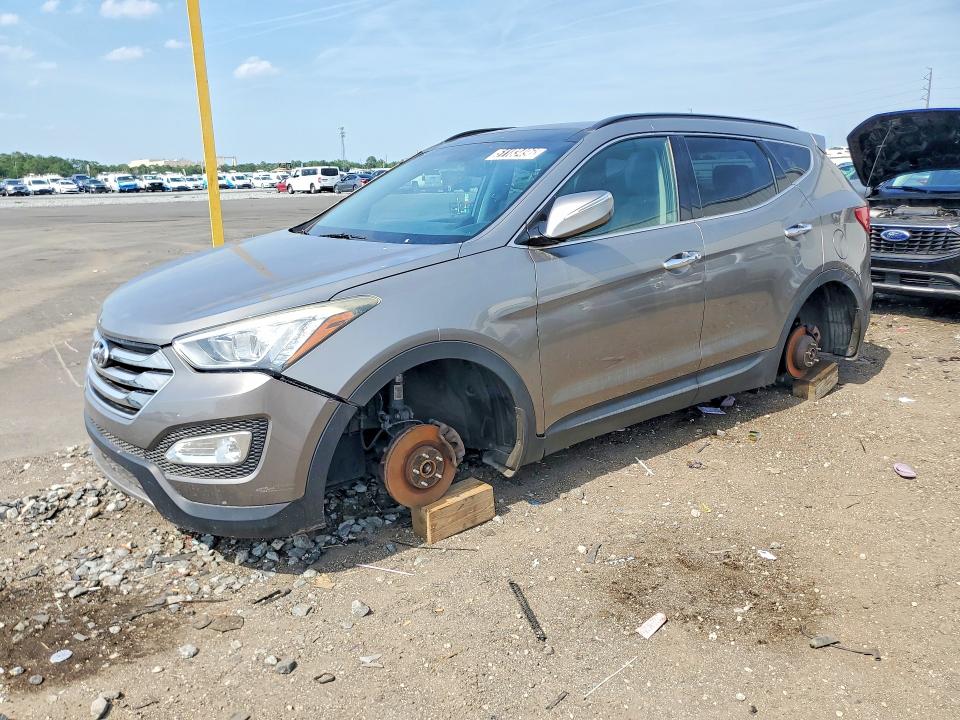 2015 Hyundai Santa fe VIN 5XYZUDLB8FG285193 COPART salvage auction — FRONT END, FL - CERTIFICATE OF TITLE, sold $1,850 on 2026-07-14 (photo 1)