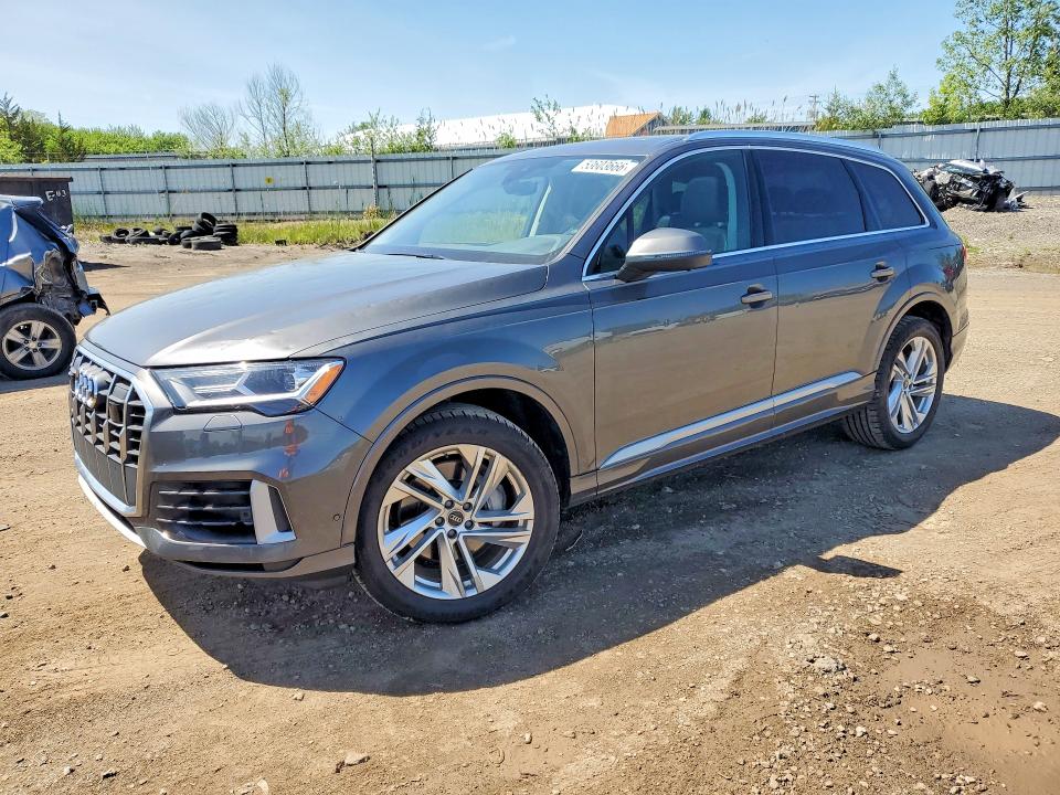 2022 Audi Q7 VIN WA1LXBF79ND021836 COPART salvage auction — HAIL, Oh - Cert Of Title-Salvage, sold $17,300 on 2026-07-13 (photo 1)