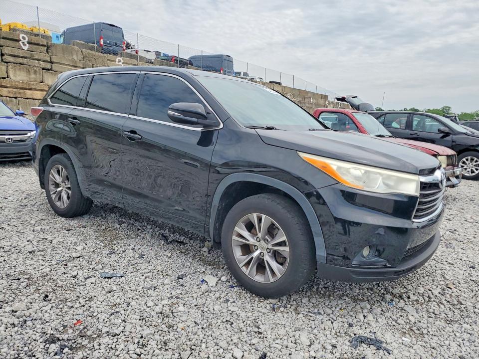 2014 Toyota Highlander VIN 5TDBKRFH4ES017232 COPART salvage auction — MINOR DENT/SCRATCHES, Oh - Cert Of Title-Salvage, sold $6,000 on 2026-07-31 (photo 4)