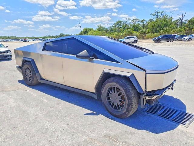2025 Tesla Cybertruck VIN 7G2CEHED3SA077646 COPART salvage auction — FRONT END, Fl - Cert Of Title Slvg Rebuildable (P), sold $30,250 on 2026-07-08 (photo 4)