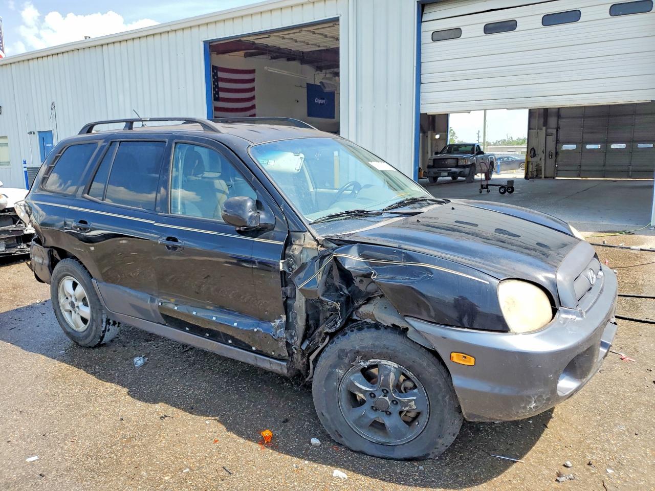 2006 Hyundai Santa Fe VIN KM8SC13D06U050141 COPART salvage auction — Front End, AL - CERT OF TITLE-SALVAGE TITLE, sold $600 on 2026-07-09 (photo 4)