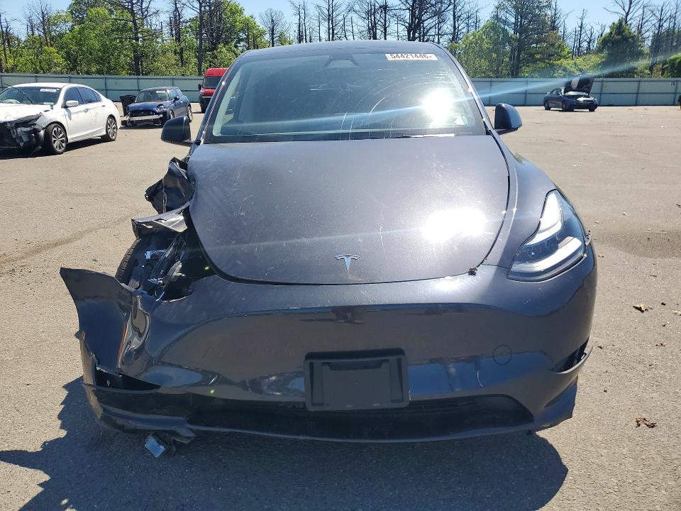 2025 Tesla Model y VIN 7SAYGDEE4SF224017 COPART salvage auction — FRONT END, Ny - Mv-907A Salvage Certificate, sold $11,200 on 2026-07-13 (photo 5)