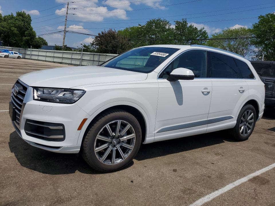 2019 Audi Q7 VIN WA1LAAF70KD023577 COPART salvage auction — MINOR DENT/SCRATCHES, Va - Certificate Of Title, sold $11,600 on 2026-07-08 (photo 1)