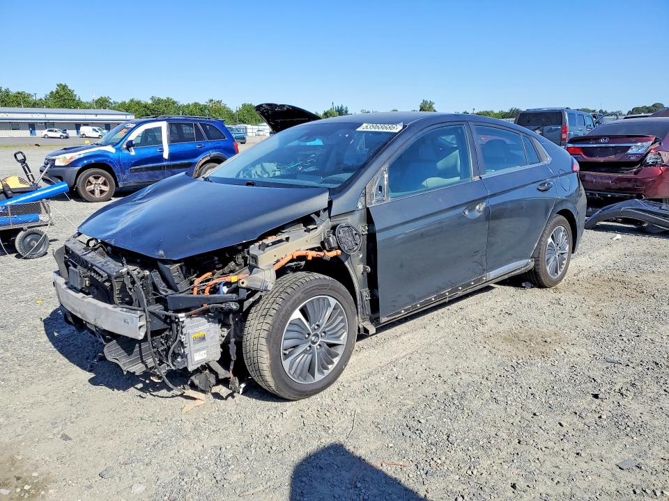 2022 Hyundai Ioniq VIN KMHC75LD9NU274183 COPART salvage auction — FRONT END, Ca - Salvage Certificate, sold $3,350 on 2026-07-07 (photo 1)