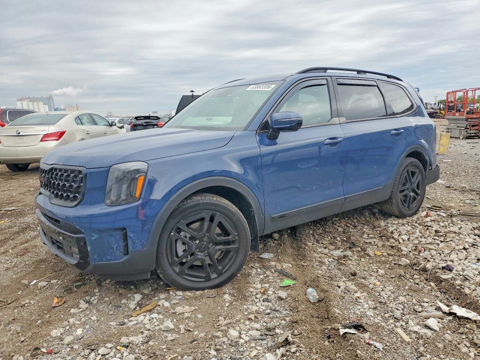 2025 Kia Telluride VIN 5XYP5DGC9SG641667 COPART salvage auction — REAR END, Il - Salvage Certificate, sold $18,200 on 2026-07-08 (photo 1)