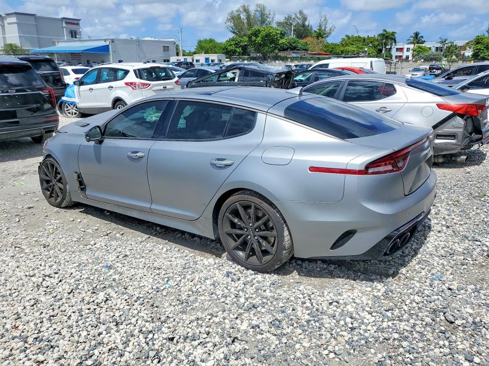 2023 Kia Stinger VIN KNAE55LC7P6134745 COPART salvage auction — FRONT END, Fl - Cert Of Title Slvg Rebuildable, sold $7,800 on 2026-07-31 (photo 2)