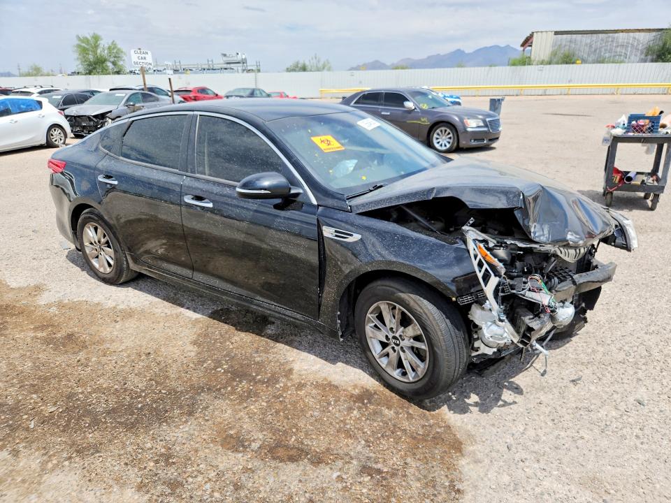 2018 Kia Optima VIN 5XXGT4L38JG207321 COPART salvage auction — FRONT END, Az - Cert Of Title - Salvage, sold $575 on 2026-07-06 (photo 4)