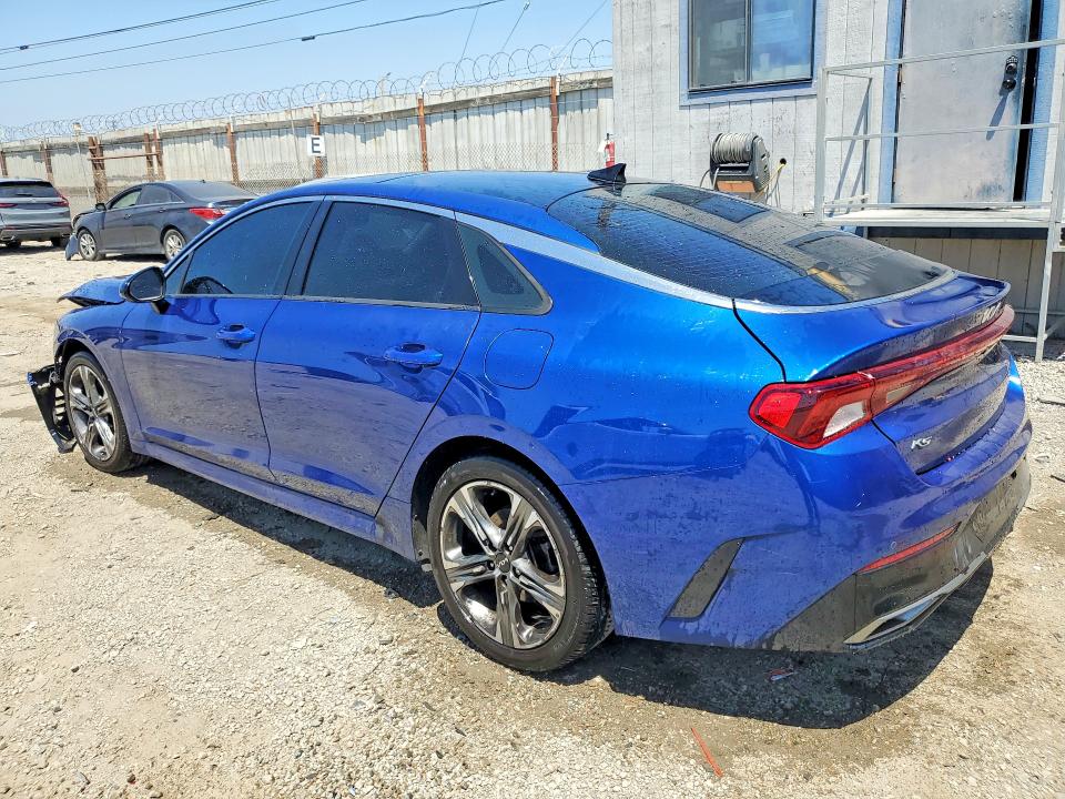 2022 Kia K5 VIN 5XXG34J27NG133695 COPART salvage auction — FRONT END, Ca - Salvage Certificate, sold $3,450 on 2026-07-16 (photo 2)