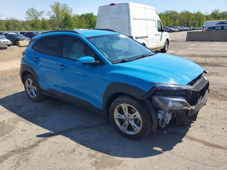 2022 Hyundai Kona VIN KM8K6CAB8NU890641 COPART salvage auction — FRONT END, Nj - Cert Of Title-Salvage, sold $2,400 on 2026-07-16 (photo 4)