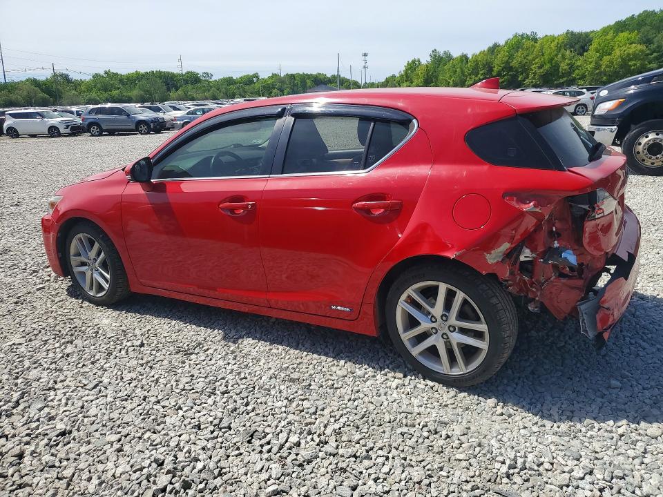 2014 Lexus Ct VIN JTHKD5BH7E2191004 COPART salvage auction — REAR END, Ma - Cert Of Title-Reconstrctd Coll, sold $2,700 on 2026-07-16 (photo 2)