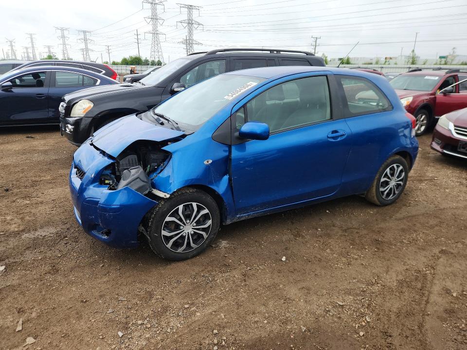 2011 Toyota Yaris VIN JTDJT4K39B5335256 COPART salvage auction — FRONT END, Il - Salvage Certificate, sold $775 on 2026-07-07 (photo 1)
