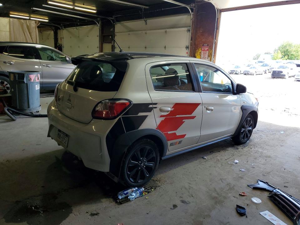 2024 Mitsubishi Mirage VIN ML32AWHJ5RH010790 COPART salvage auction — FRONT END, Pa - Certificate Of Salvage, sold $2,550 on 2026-07-16 (photo 3)