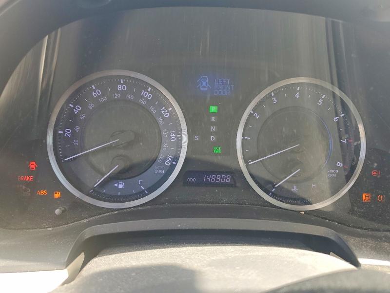 2013 Lexus Is VIN JTHBF5C26D5185339 COPART salvage auction — FRONT END, Fl - Certificate Of Title (P), sold $1,600 on 2026-07-06 (photo 9)