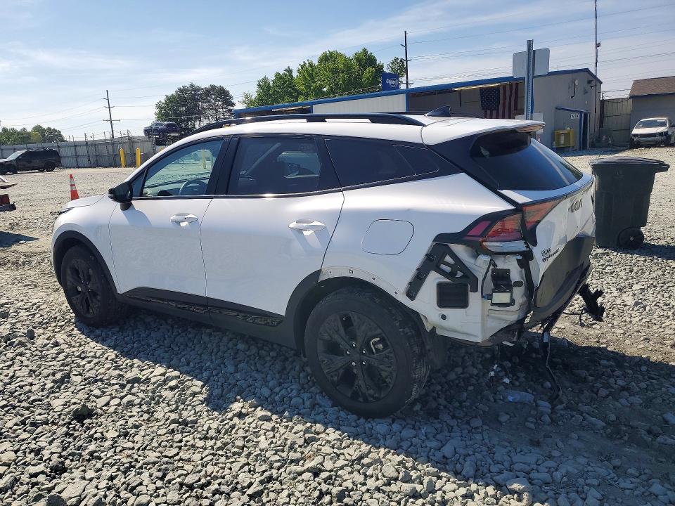 2025 Kia Sportage VIN 5XYK6CDF7SG277362 COPART salvage auction — REAR END, Nc - Salvage Certificate Of Title, sold $225 on 2026-07-29 (photo 2)