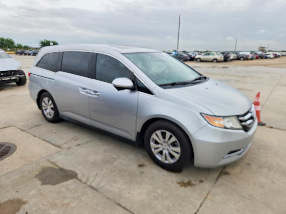 2015 Honda Odyssey VIN 5FNRL5H66FB065093 COPART salvage auction — NORMAL WEAR, Ar - Certificate Of Title (P), sold $2,850 on 2026-07-09 (photo 4)