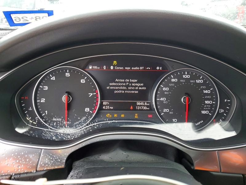 2016 Audi A6 VIN WAUCFAFC3GN186033 COPART salvage auction — SIDE, Salvage Title, sold $1,750 on 2026-07-16 (photo 9)
