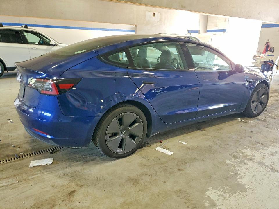 2023 Tesla Model 3 VIN 5YJ3E1EA0PF435232 COPART salvage auction — FRONT END, Va - Cert Of Title - Salvage, sold $8,600 on 2026-07-10 (photo 3)