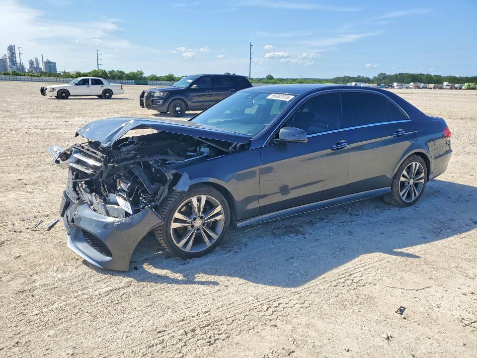 2014 Mercedes-benz E-klasse VIN WDDHF8JBXEA923576 COPART salvage auction — FRONT END, Tx - Salvage Vehicle Title, sold $1,300 on 2026-07-16 (photo 1)