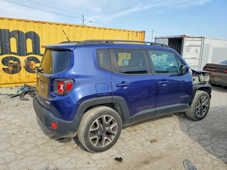 2016 Jeep Renegade VIN ZACCJBBT7GPD27576 COPART salvage auction — FRONT END, IN - CERT OF TITLE-SALVAGE TITLE, sold $2,050 on 2026-08-21 (photo 3)