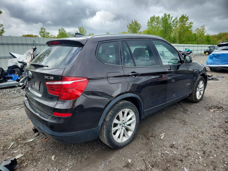 2015 BMW X3 VIN 5UXWX9C51F0D61202 COPART salvage auction — FRONT END, Ma - Cert Of Title-Reconstrctd Coll, sold $1,850 on 2026-07-15 (photo 3)