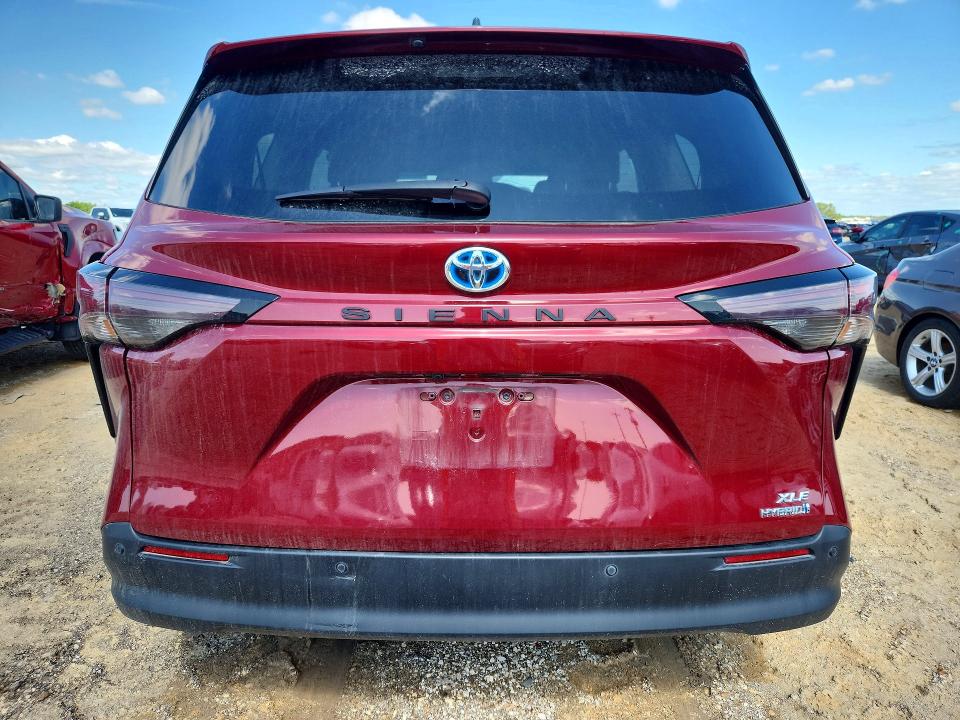 2023 Toyota Sienna VIN 5TDYRKECXPS178478 COPART salvage auction — FRONT END, Tx - Salvage Vehicle Title, sold $12,500 on 2026-07-23 (photo 6)