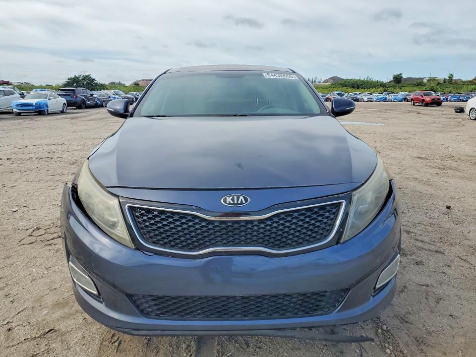 2015 Kia Optima VIN 5XXGN4A78FG413584 COPART salvage auction — FRONT END, Fl - Certificate Of Title (P), sold $625 on 2026-07-07 (photo 5)