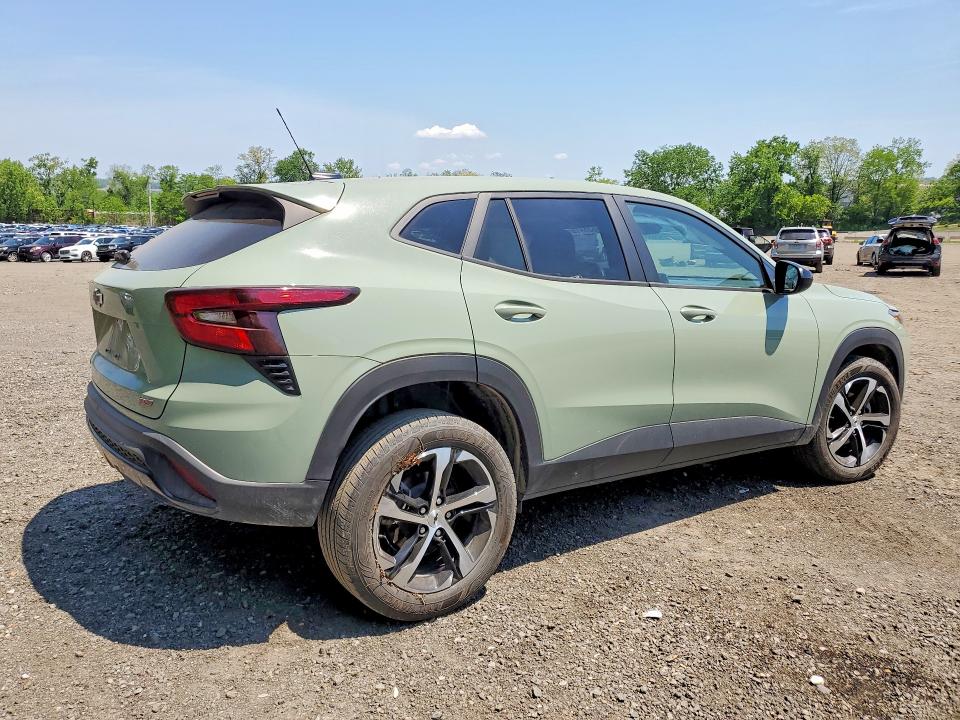 2024 Chevrolet Trax VIN KL77LGE24RC151781 COPART salvage auction — FRONT END, Ny - Mv-907A Salvage Certificate, sold $3,000 on 2026-07-20 (photo 3)