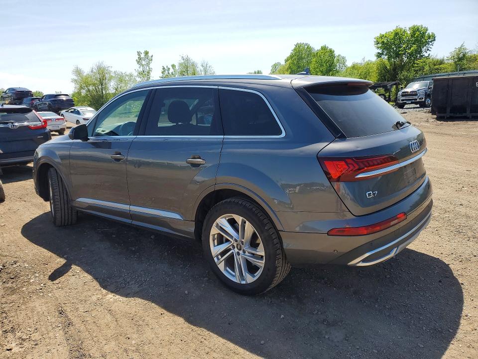 2022 Audi Q7 VIN WA1LXBF79ND021836 COPART salvage auction — HAIL, Oh - Cert Of Title-Salvage, sold $17,300 on 2026-07-13 (photo 2)
