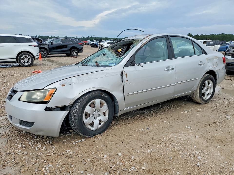 2007 Hyundai Sonata VIN 5NPET46CX7H238828 COPART salvage auction — ROLLOVER, Tx - Salvage Vehicle Title, sold $150 on 2026-07-10 (photo 1)