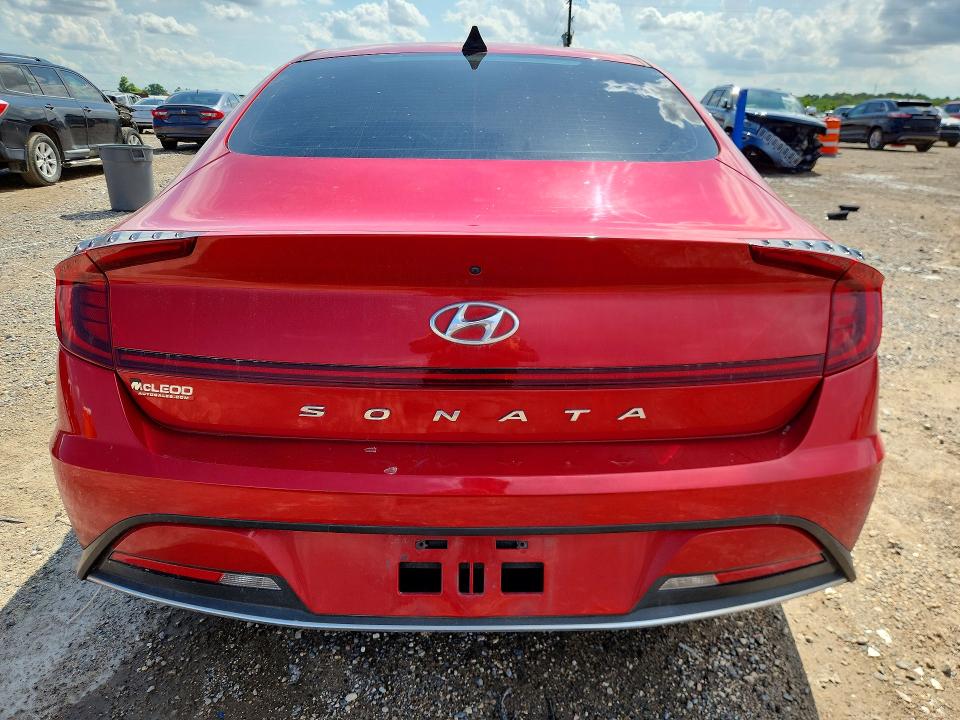 2021 Hyundai Sonata VIN 5NPEG4JA8MH125319 COPART salvage auction — FRONT END, Tx - Salvage Vehicle Title, sold $750 on 2026-07-30 (photo 6)