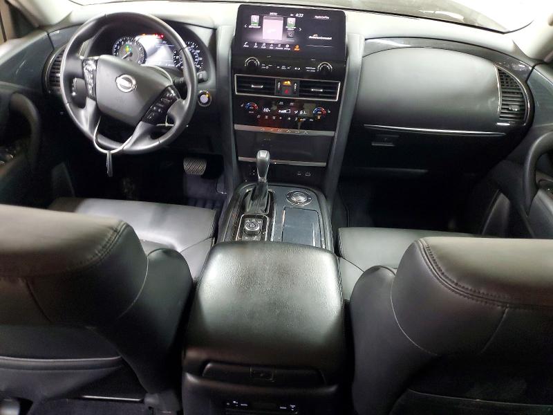 2021 Nissan Armada VIN JN8AY2AC4M9147834 COPART salvage auction — FRONT END, Nc - Salvage Certificate Of Title, sold $225 on 2026-07-29 (photo 8)