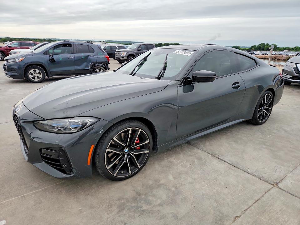 2021 BMW M4 VIN WBA13AR05MCF44163 COPART salvage auction — REAR END, Tx - Certificate Of Title, sold $26,000 on 2026-07-09 (photo 1)