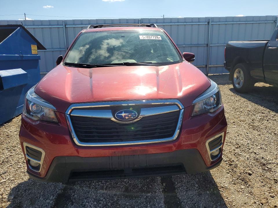 2020 Subaru Forester VIN JF2SKAUC1LH465651 COPART salvage auction — HAIL, Ia - Cert Of Title-Salvage Title, sold $7,500 on 2026-07-08 (photo 5)