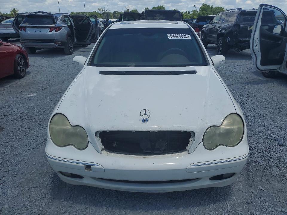 2004 Mercedes-benz C class VIN WDBRF61J14F459572 COPART salvage auction — REAR END, Fl - Cert Of Title Slvg Rebuildable, sold $350 on 2026-07-07 (photo 5)
