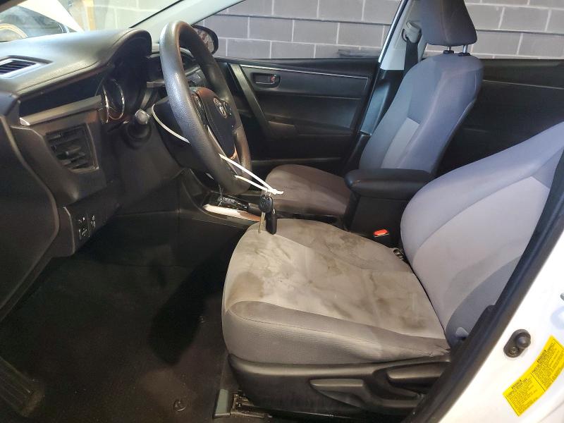 2016 Toyota Corolla VIN 5YFBURHE9GP412385 COPART salvage auction — FRONT END, Mo - Salvage Certificate Of Title, sold $2,900 on 2026-07-21 (photo 7)