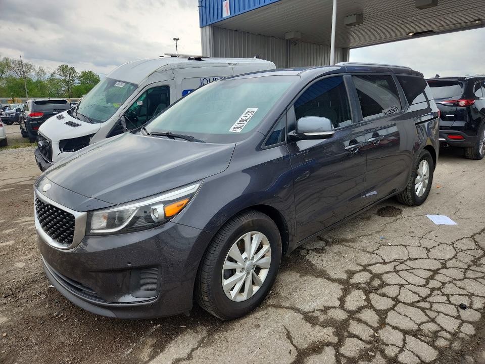 2018 Kia SEDONA VIN KNDMB5C1XJ6396823 COPART salvage auction — MECHANICAL, Salvage Title, sold $1,250 on 2026-07-27 (photo 1)