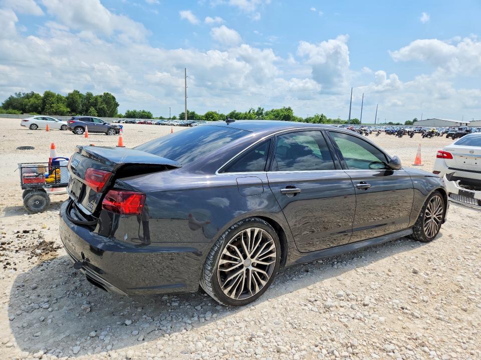 2016 Audi A6 VIN WAUGFAFC6GN014189 COPART salvage auction — REAR END, Tx - Salvage Vehicle Title, sold $2,600 on 2026-07-30 (photo 3)
