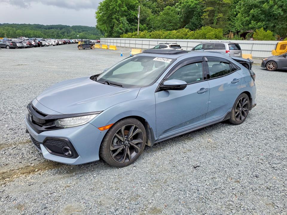 2019 Honda Civic VIN SHHFK7H98KU210087 COPART salvage auction — REAR END, Nc - Salvage Certificate Of Title, sold $9,200 on 2026-07-02 (photo 1)