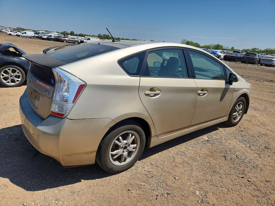 2010 Toyota Prius VIN JTDKN3DU0A0040847 COPART salvage auction — FRONT END, Mt - Certificate Of Title, sold $650 on 2026-07-09 (photo 3)
