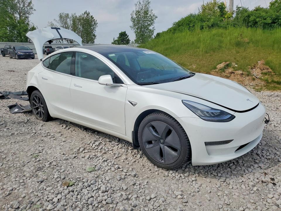 2020 Tesla VIN 5YJ3E1EB6LF618332 COPART salvage auction — REAR END, Mi - Certificate Of Title, sold $4,250 on 2026-07-16 (photo 4)
