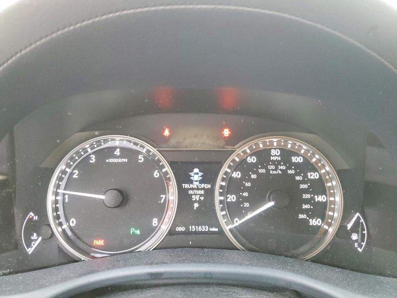 2015 Lexus VIN JTHBE1BL9FA001513 COPART salvage auction — FRONT END, Ca - Salvage Certificate, sold $4,600 on 2026-07-07 (photo 9)