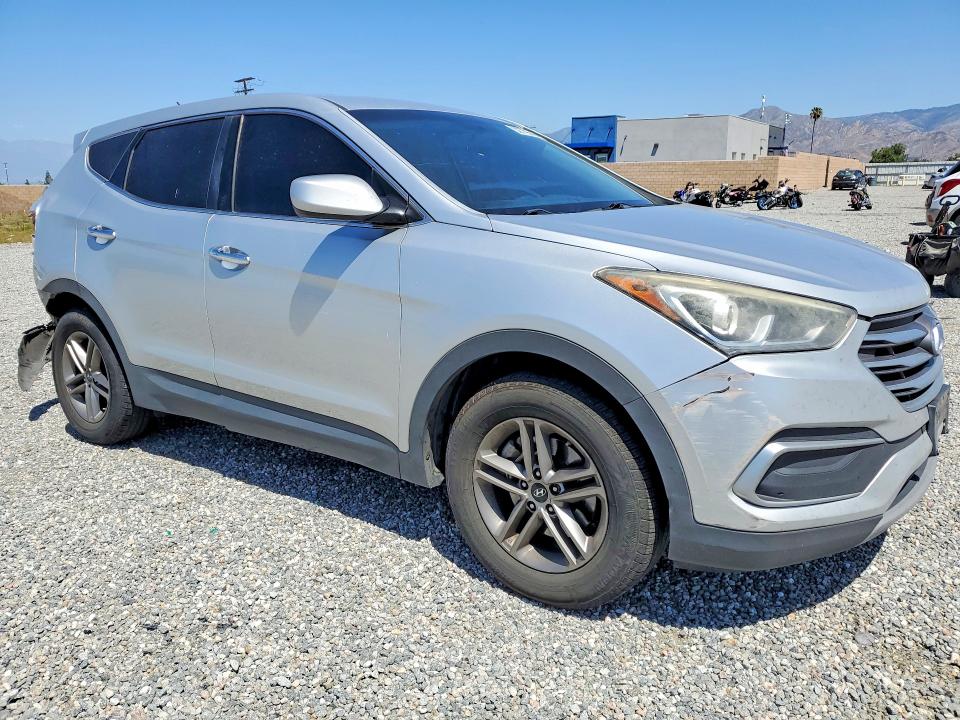 2018 Hyundai VIN 5XYZT3LB7JG568142 COPART salvage auction — REAR END, Ca - Salvage Certificate, sold $2,950 on 2026-07-15 (photo 4)