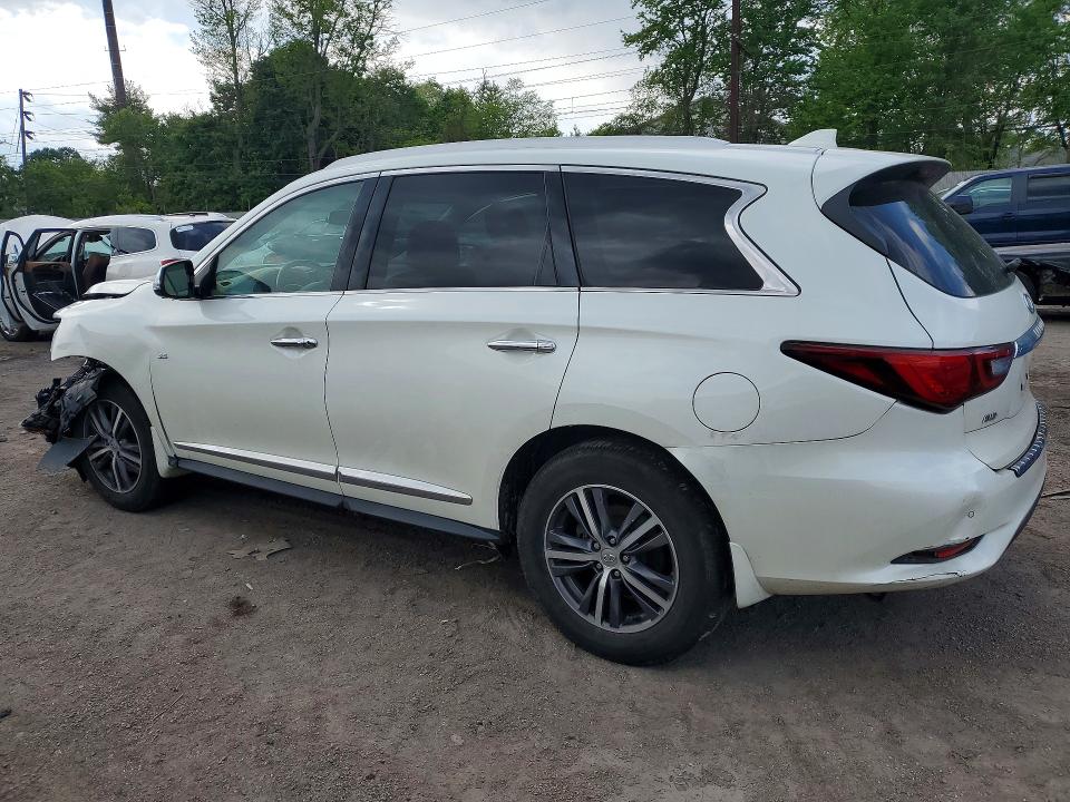 2019 Infiniti Qx60 VIN 5N1DL0MMXKC548686 COPART salvage auction — FRONT END, Pa - Certificate Of Salvage, sold $2,100 on 2026-07-27 (photo 2)