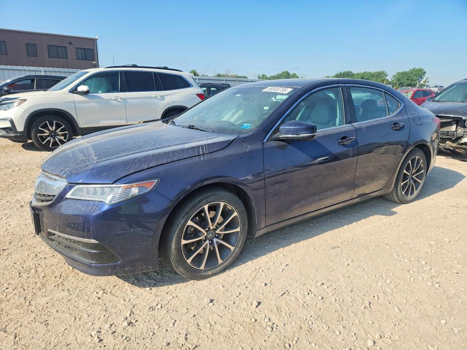 2016 Acura Tlx VIN 19UUB2F52GA012800 COPART salvage auction — SIDE, Ks - Cert Of Title-Salvage, sold $3,600 on 2026-07-09 (photo 1)