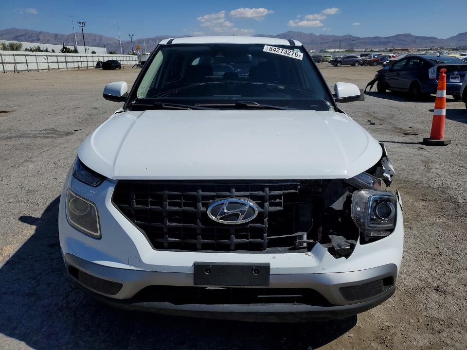2022 Hyundai Venue VIN KMHRB8A36NU155544 COPART salvage auction — FRONT END, Ut - Salvage Certificate, sold $3,600 on 2026-07-28 (photo 5)